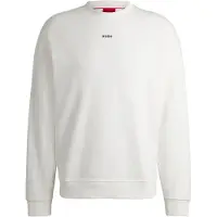 HUGO Sweatshirt 'Dapocrew' preto / branco