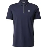 EA7 para homem. 8NPF13_PJRGZ Pólo de manga curta azul-marinho (M), Casual, Amarelo, Viscoso