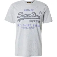 Superdry Camisa 'Heritage' azul / cinzento / antracite