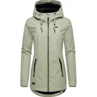 Ragwear Casaco de inverno 'Zuzka' verde pastel / preto