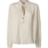 Pepe Jeans para mulher. PL305010 Blusa Caeli Branco (M), Casual, Poliéster, Manga comprida