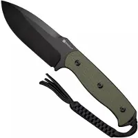 SENCUT Toxodon S24036-2 Black, Green G10, faca fixa
