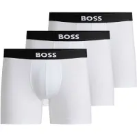 BOSS para homem. 50544272 Set 3 Boxers One branco (L), Homewear, Algodão