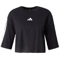 Adidas Camiseta De Manga Curta Essentials 3 Stripes Cotton Loose