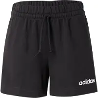 Adidas Calças de desporto 'Essentials' preto / branco