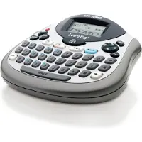 Dymo HSe-611E fita de tubo termorretrátil preto sobre amarelo 6 mm