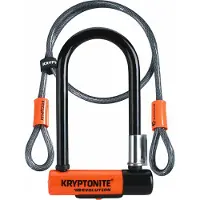 Kryptonite - Acessórios bicicleta - Evolution Mini 7 + Flex para Unissexo - Preto