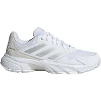 Adidas Sapatilha de desporto 'CourtJam Control 3' cinzento claro / prata / branco