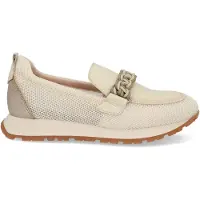 Hispanitas para mulher. HV253948 Sapatilhas Kansas bege (36), Couro, Plano, 1 a 3cm, Nenhum, Casual