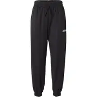 Adidas Calças de desporto 'Essentials' preto / branco
