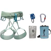 Black Diamond - Arnês escalada - W Momentum Harness Package para Mulher - Tamanho XL - Verde