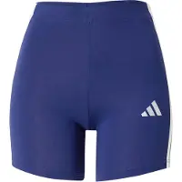 Adidas Calças de desporto 'Essentials' azul escuro / branco