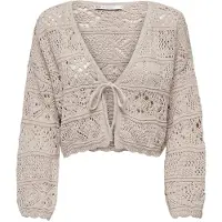 ONLY Casaco de malha 'Beach' taupe