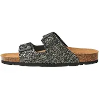 Pepe Jeans para mulher. PLS90636 Sandálias Anatomical Oban Electra pretas (37), Preto, Plano, Nenhum, Casual