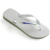 Havaianas Chinelos BRASIL LOGO mulheres - Branco - 35 / 36