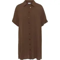 LASCANA Blusa castanho escuro