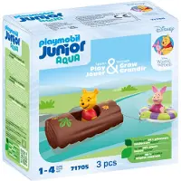 Playmobil Junior E: Aventura Na Água Com O Winnie E O Piglet Disney