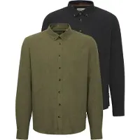 Blend Camisa cáqui / preto