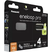Panasonic Bateria Recarregável Eneloop Pro R03 930mah Aaa 4 Unidades