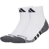 Adidas Meias de desporto 'Performance CLIMACOOL Cushioned Quarter 3-Pack' acinzentado / preto / branco