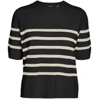Vero Moda Pullover 'VMSaba' creme / preto