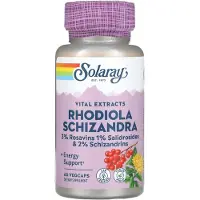 Solaray Rhodiola+schisandra 500mg 60 Unidades