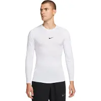 Nike Camisa funcionais 'Pro' preto / branco