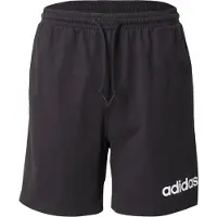 Adidas Calças de desporto 'ESSENTIALS LINEAR' preto / branco