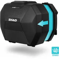 Shad Conjunto De Malas Laterais Sh38x Carbon Expandable