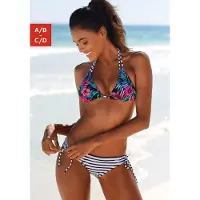 Venice beach Top de biquíni 'Summer' navy / mistura de cores / rosa