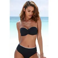 LASCANA Cueca biquíni preto