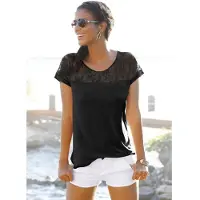 LASCANA Camisa preto