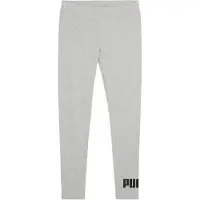 Puma Calças de desporto 'Ess No. 1' cinzento claro / preto