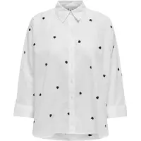 ONLY Blusa 'ONLNEW LINA' preto / branco