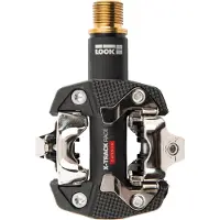 Look Pedais X-track Race Carbon/titanium