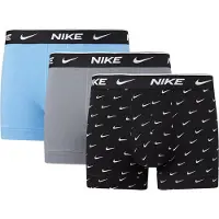 Nike Boxer EVERYDAY COTTON STRETCH X3 homens - Preto - EU S