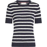 Tommy Hilfiger Suéter De Manga Curta Ww0ww38744