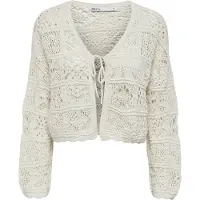 ONLY Casaco de malha 'ONLBeach' offwhite