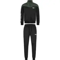 Lonsdale Fato de treino 'Caution' verde / preto / branco