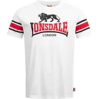Lonsdale Camisa 'Hempriggs' vermelho / preto / branco