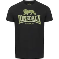 Lonsdale Camisa verde claro / preto