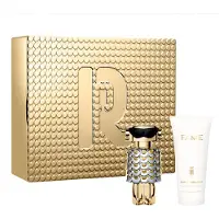 Rabanne Conjunto : Fame Eau De Parfum para mulher 50 ml + Fame loção corporal hidratante 75 ml