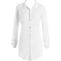 Hanro Camisola de pijama ' Cotton Deluxe 90cm ' branco