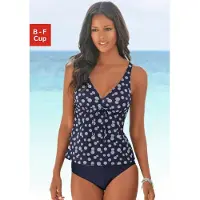 LASCANA Tankini antracite