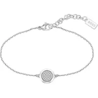 HUGO BOSS Beautiful steel Bracciale with Medallion crystals 1580299
