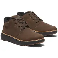 Timberland para homem. TB0A6A8NW071 Botas chukka em pele castanha escura com membrana Gore-Tex Hudson Road (40), Couro, Marrom, Plano, Cordã