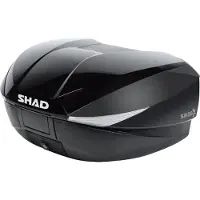 Shad Tampa Da Caixa De Metal Preta Sh58x Para A Caixa Superior