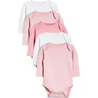 Next Macacão/Body cor-de-rosa / pitaya / branco