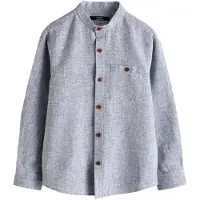 Next Camisa marinho / azul pombo / cinzento
