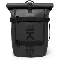 OAK25 Mochila 'LumoSense Rolltop' preto